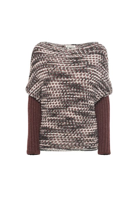 Maglione Multicolor Con Lavorazione Testurizzata Manila Grace | M416WOMA641